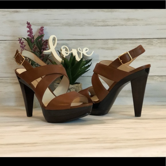 Audrey Brooke Shoes - Open toe Heels size 7